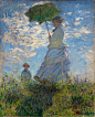 The Promenade, Woman with a Parasol, 1875 - Claude Monet - WikiArt.org : ‘The Promenade, Woman with a Parasol’ was created in 1875 by Claude Monet in Impressionism style. Find more prominent pieces of genre painting at Wikiart.org – best visual art databa