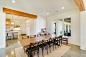 Great room - large country concrete floor and gray floor great room idea in Jackson with white walls, a standard fireplace and a brick fireplace