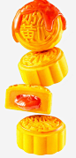 中秋节奶黄月饼促销免抠png素材_新图网ixintu.com