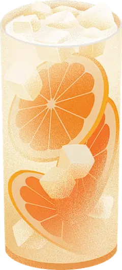 奶茶店手绘创意套系插画-乳酸菌奶茶