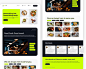 One-page Restaurant Responsive website by Ilias Miah on Dribbble