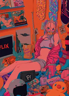 日推62 “欧美性感少女画风”