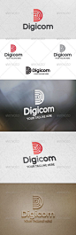 Digicom (Letter D) - Logo Template