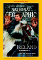 1994年9月：1994年，三名骑着马，面颊红润的都柏林儿童，因象征着现代爱尔兰 ，而成为1994年9月份封面照。虽然当时在该国首都汽车还得避让马车。山姆·阿贝尔（Sam Abell）拍摄的一组照片记录了爱尔兰生活变迁和传奇景观，见证了岛上道德和经济演变。