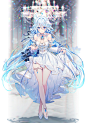 原神#芙卡洛斯#芙宁娜#水神#婚纱
画师： TAYA