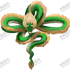 山海经神兽 【酷图网】山海经神兽,手绘龙凤,神兽,动漫插图,psd国潮,游戏,山海经,神话传说动物