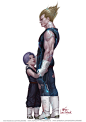 ArtStation - Vegeta & Trunks , InHyuk Lee