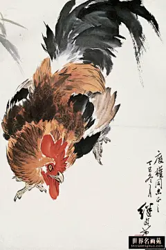 刘继卣写意鸡鸭鹅作品欣赏