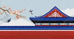 古风建筑 【酷图网】古风建筑,手绘插画,卡通,古风,建筑,中国风,古风插画