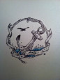 #tattoo##纹身##图案#Nautical Tattoo idea: 