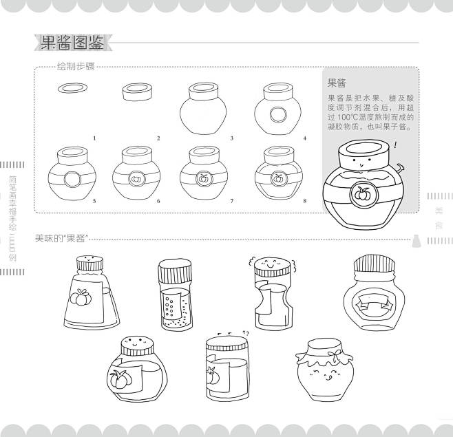 《简笔画幸福手绘10000例》美食 (2...