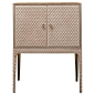 Floyd Sideboard-Bar with Leather And Bronze Details 1