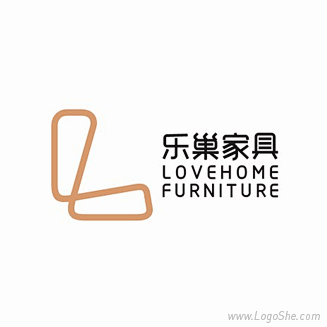 乐巢家具Logo设计
