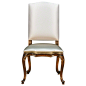 I.1036 Charlton Side Chair : DIMENSIONSW.56 cm. (22") D.66 cm. (26") H.106 cm. (41 3/4") SH.49 cm. (19 1/4") COM/COL REQUIREMENTS1.70 m. (2 yds.) Plain 1.70 m. (2 yds.) Stripe- No Repeat 2 