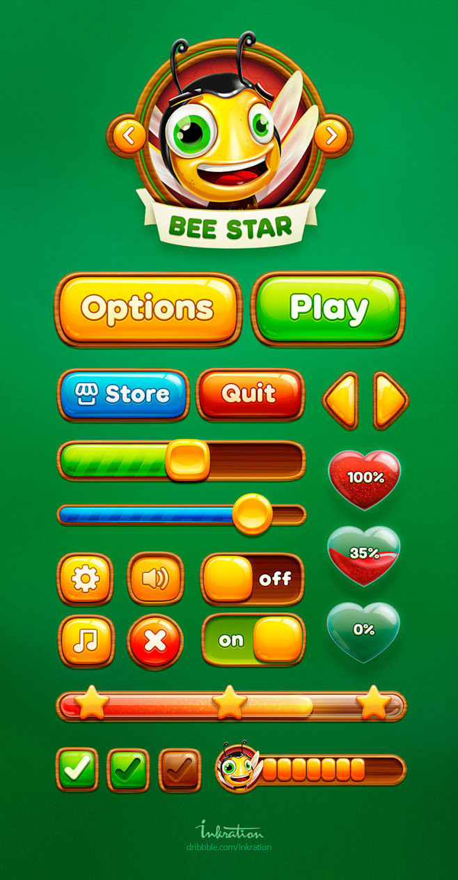 Bee star ui