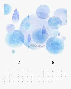 韩国插画_台历_日历_插画_风光_风景_清新_Yestone邑石网_高品质的版权图片及商业...
