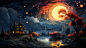 mjvip865732_starry_night_sky__a_house_standing_on_the_large_law_d99eb90c-2459-4bd8-b254-f1dad1470e2a.png (1456×816)