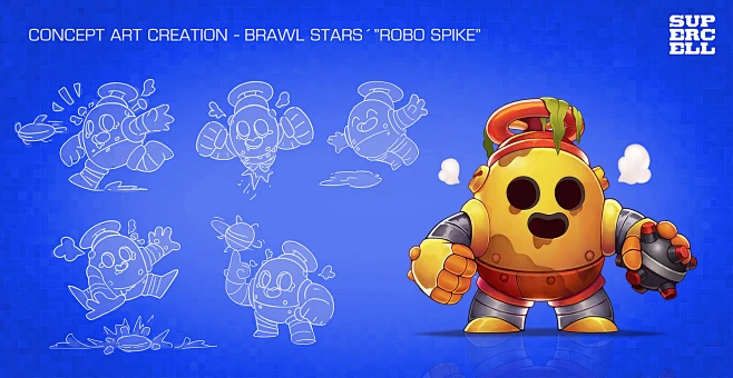 {游戏系列} 荷兰 BRAWL STARS 荒野乱斗（UI,角色，场景）-花瓣网