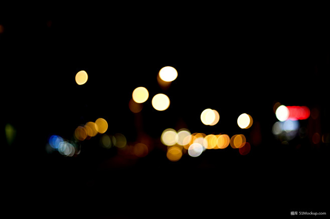 光影城市黑色夜空点点星光高清光斑背景模板背景图片