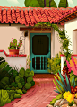 Home is a Colorful Set of Illustrations by Muhammed Sajid