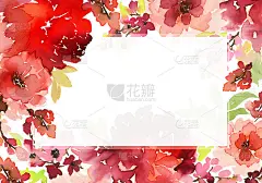 贺卡与水彩花手工制作