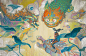 本来想在春假前画完这一张..._涂鸦王国 原创绘画平台 www.poocg.com