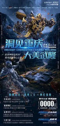 【南门网】海报 旅游 重庆 成都 科幻