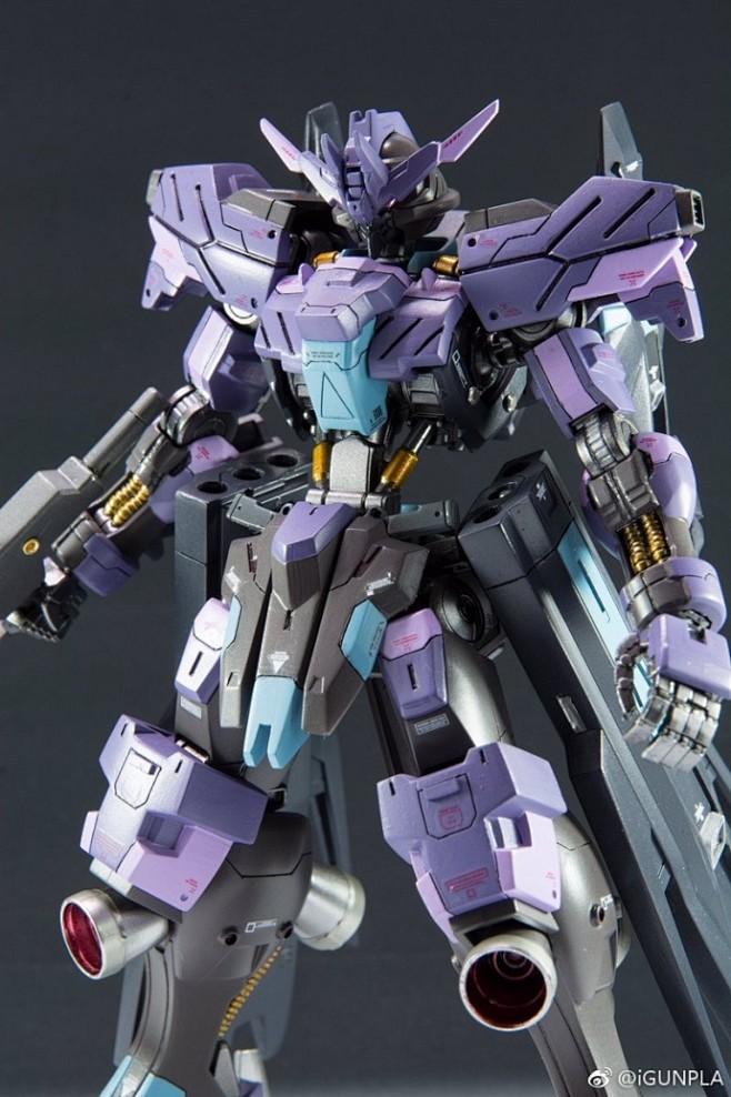 hg高达维达尔bynorthernmodele调整为紫绿为主的配色同时追加了刻线和