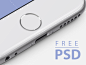 White iPhone Mockup [PSD]