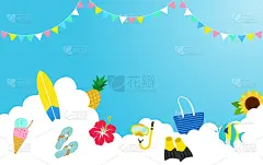 在天空中画出的假期图像