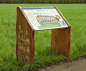 Shelley Signs: Cedar interpretation panels for National Trust house 1 of 2