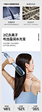 Firefly柔顺梳型高速电吹风机家用负离子护发大风力速干便携式风筒造型防飞翘神器吹风梳一体直发吹卷套装 标准版（无赠品）【图片 价格 品牌 报价】-京东