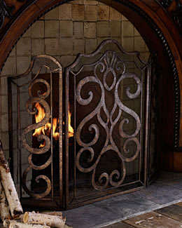 Scroll Fireplace Scr...