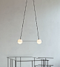 Laurent lighting collection by Lambert & Fils.