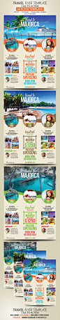 Travel Flyer by BloganKids Hey Travel Agencies, Check out this Flyer Template. You may already be publishing different Promotional Flyers. This flyer templat