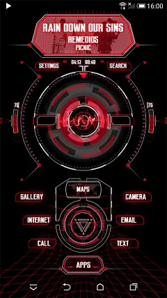 KLWPのテーマ特集：近未来的・SF・サイバーなテーマ5種　(2017.09.30) : ライブ壁紙を自由にフルカスタマイズできるアプリ『KLWP Live Wallpaper Maker』は作成したテーマを書き出し、それをアプリの形で配布することもできます。Playストアにはそうして作ら