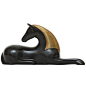 Loet Vanderveen Bronze Horse Sculpture: 