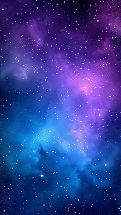 宇宙系列不规则渐变五彩细闪星云