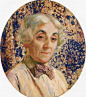 比利时印象派画家西奥曼迪辛希尔（Theo van Rysselberghe）人物油画(7)