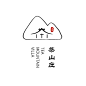 茶山庄-图形-文字变形-英文-logo-标志-设计