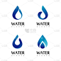 矢量,水滴,水,品牌名称,春天,形状,圆形,透明,蓝色,干净