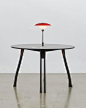 Round wooden table PH AXE TABLE | Table by PH Furniture & Pianos_4