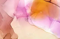 抽象的彩色背景，壁纸。混合丙烯酸涂料。现代艺术。大理石纹理。酒精油墨颜色半透明