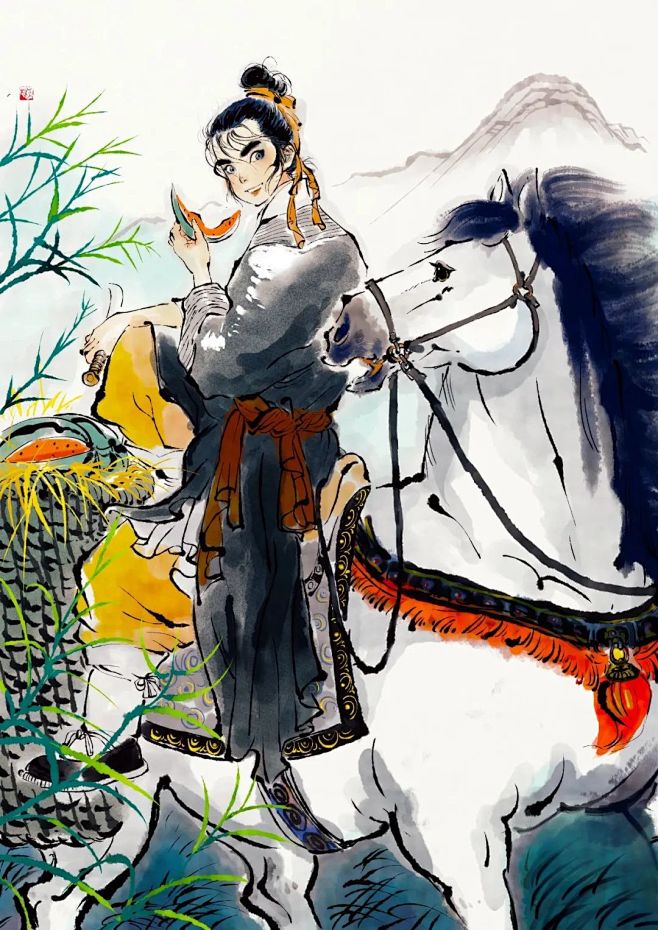 从辍学进厂，到为金庸小说画插画，他凭啥逆...