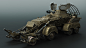 Squad support vehicle, Tomi Väisänen : More dieselpunkish stuff inspired by ww2 german vehicles. This was originally supposed to be an entry for humster 3d-car challenge but I didn't make it back then so it was finally time to finish it.
Procedural textur
