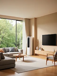 F1极简室内电器空调电商产品场景_户外家电商业海报KV-LoRA-墨鱼线稿-LiblibAI