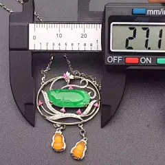 年年有余#翡翠挂件# #优雅# #欧美# #时尚# #潮人# #英伦# #学院#