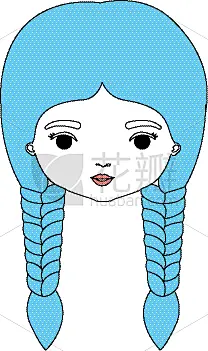 彩色图片,特写,横截面,讽刺漫画,正面视角,可爱的,人,肖像,图像,剪影