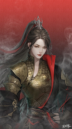 仿佛清新气息采集到古代手绘美女