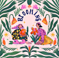 Digital painting of Blooming season 